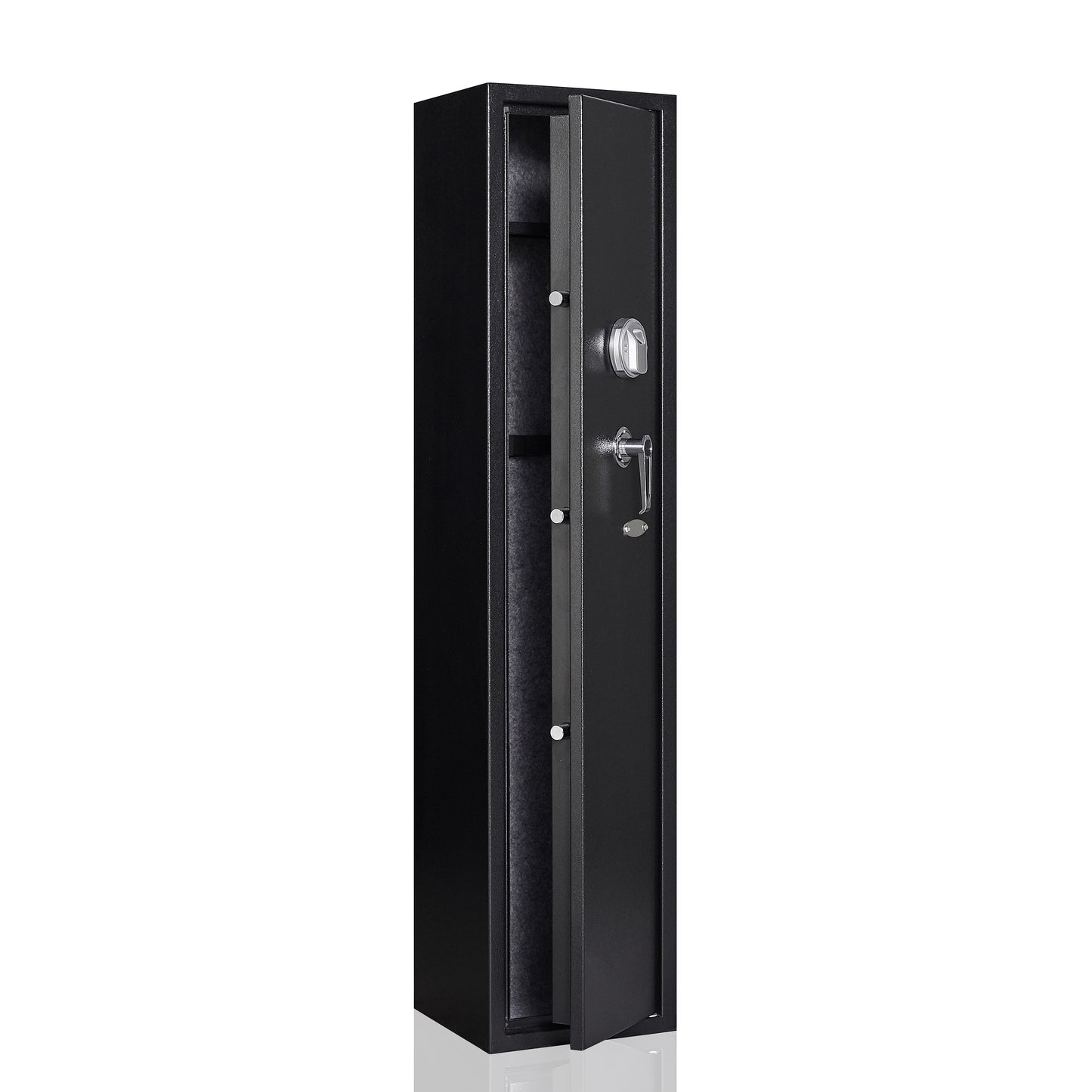 Biometric Fingerprint Gun Safe Quick Access Electronic Firearm Storage Steel Security Cabinet for 4-5 rifles