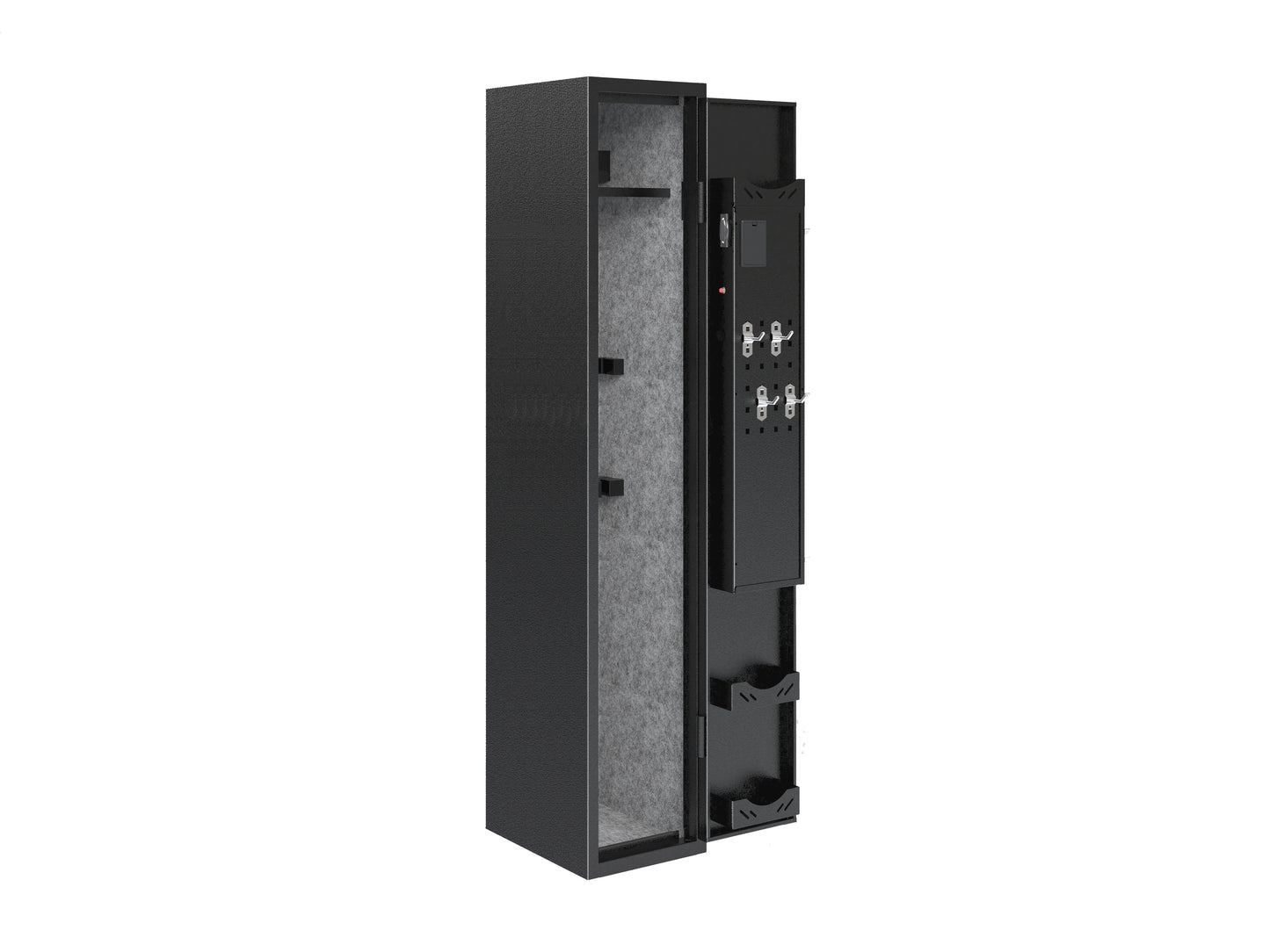 Biometric Fingerprint Gun Safe Quick Access Electronic Firearm Storage Steel Security Cabinet for 4-5 rifles