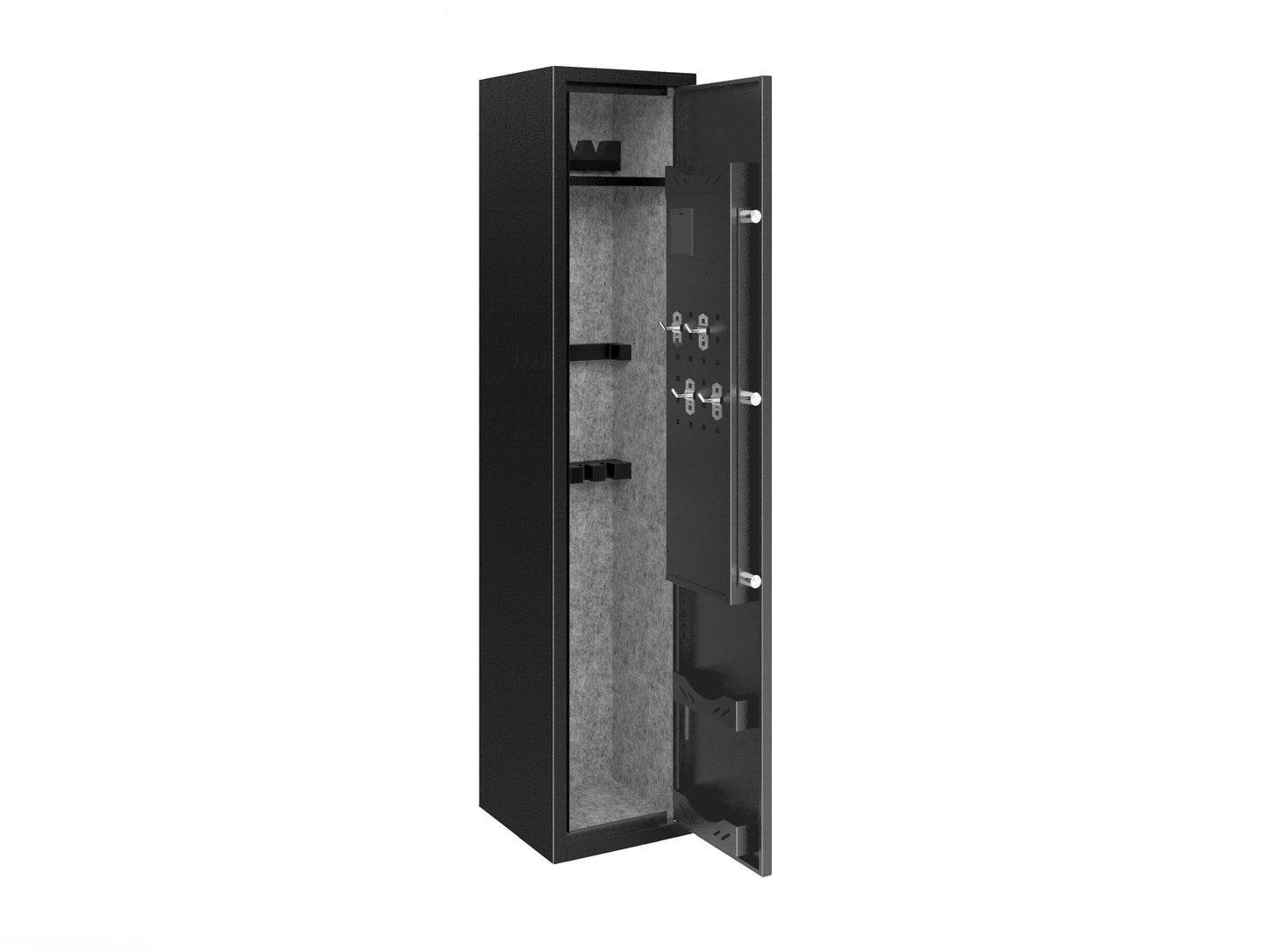 Biometric Fingerprint Gun Safe Quick Access Electronic Firearm Storage Steel Security Cabinet for 4-5 rifles