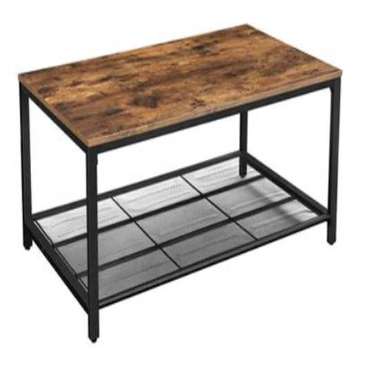Rustic Brown Coffee Table For Homr [US Stock]