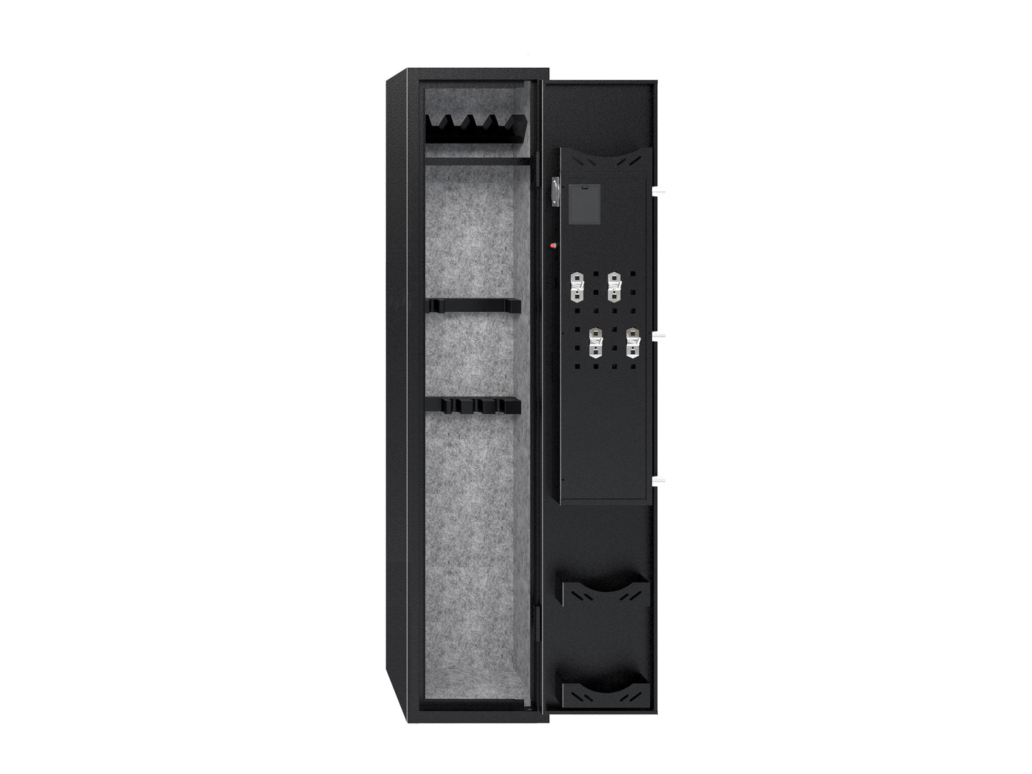 Biometric Fingerprint Gun Safe Quick Access Electronic Firearm Storage Steel Security Cabinet for 4-5 rifles